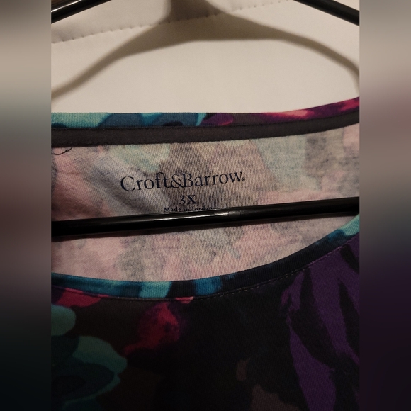 Croft and Barrow woman's 3x long sleeve shirt - Picture 5 of 6